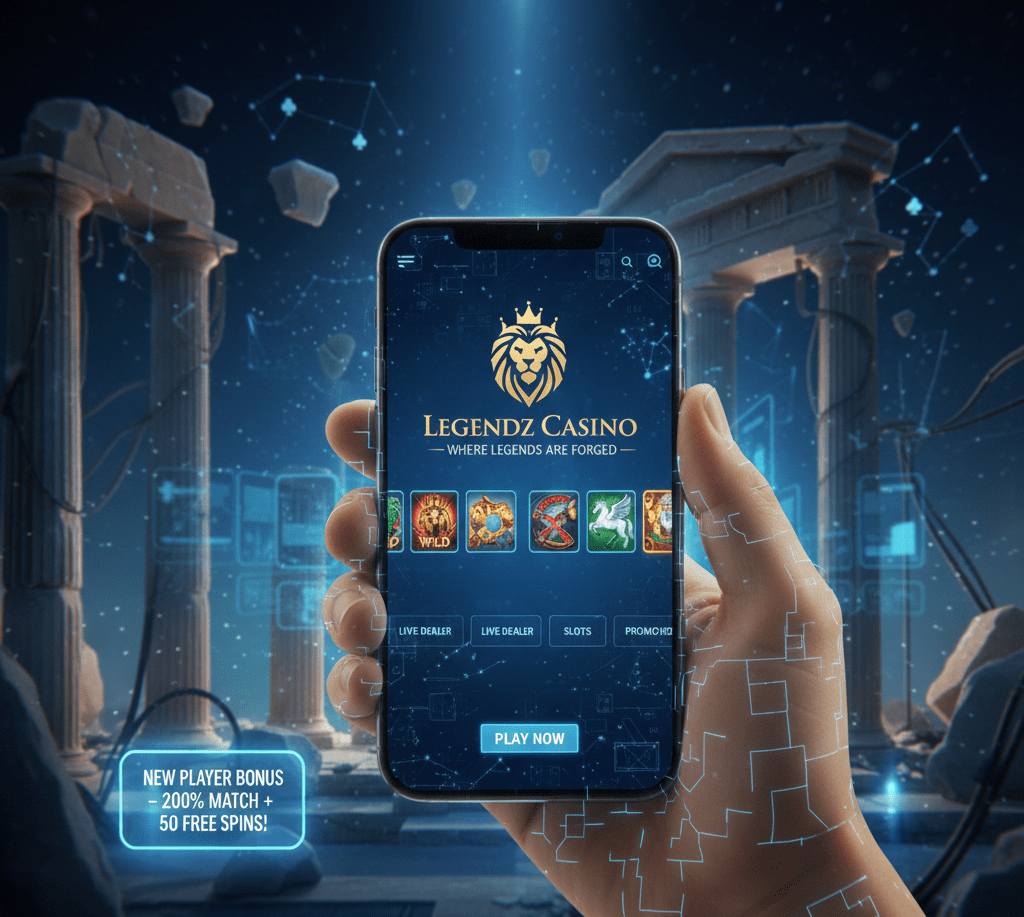 Legendz Casino Mobile Gaming Interface