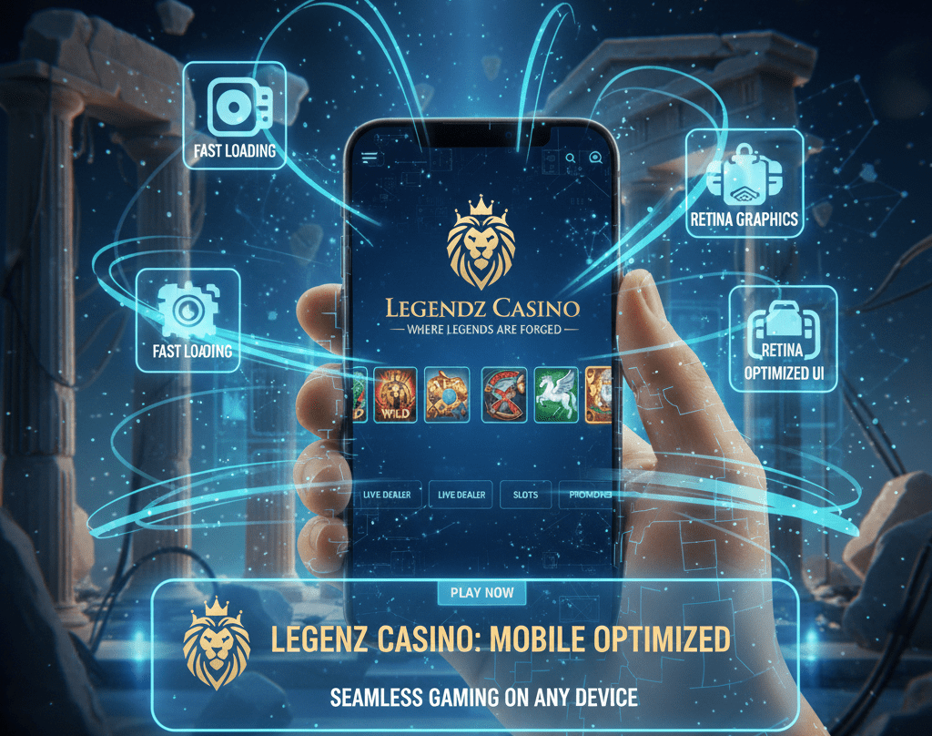 Mobile Gaming on Legendz Casino